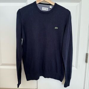 Dark blue Lacoste cotton sweater